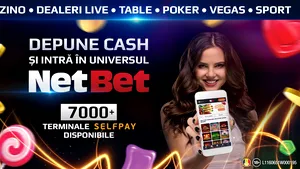 NetBet, mai aproape de jucători: depuneri CASH de la terminalele SelfPay