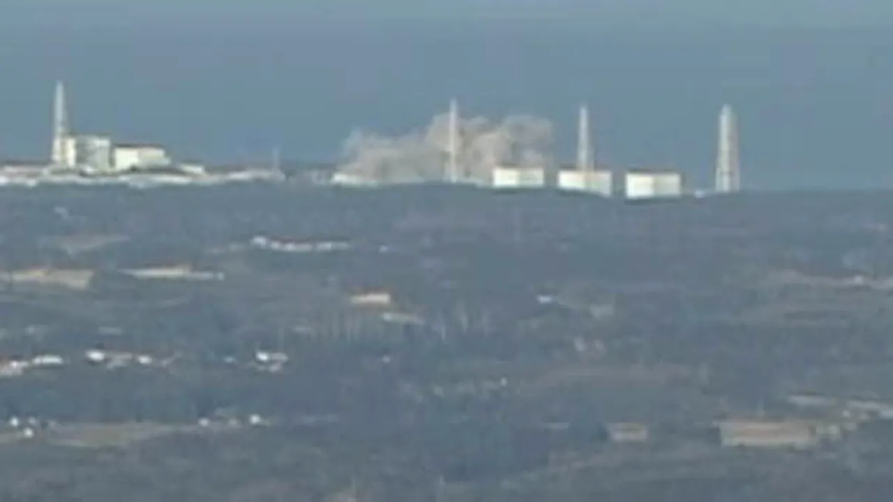 Vezi momentul exploziei de la centrala nucleară Fukushima - VIDEO
