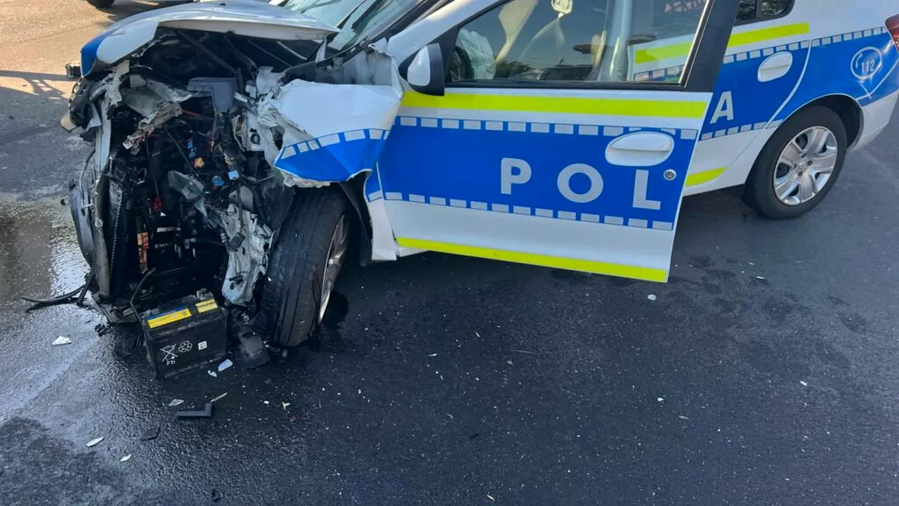 Urmărire în trafic în Craiova: un polițist a fost rănit