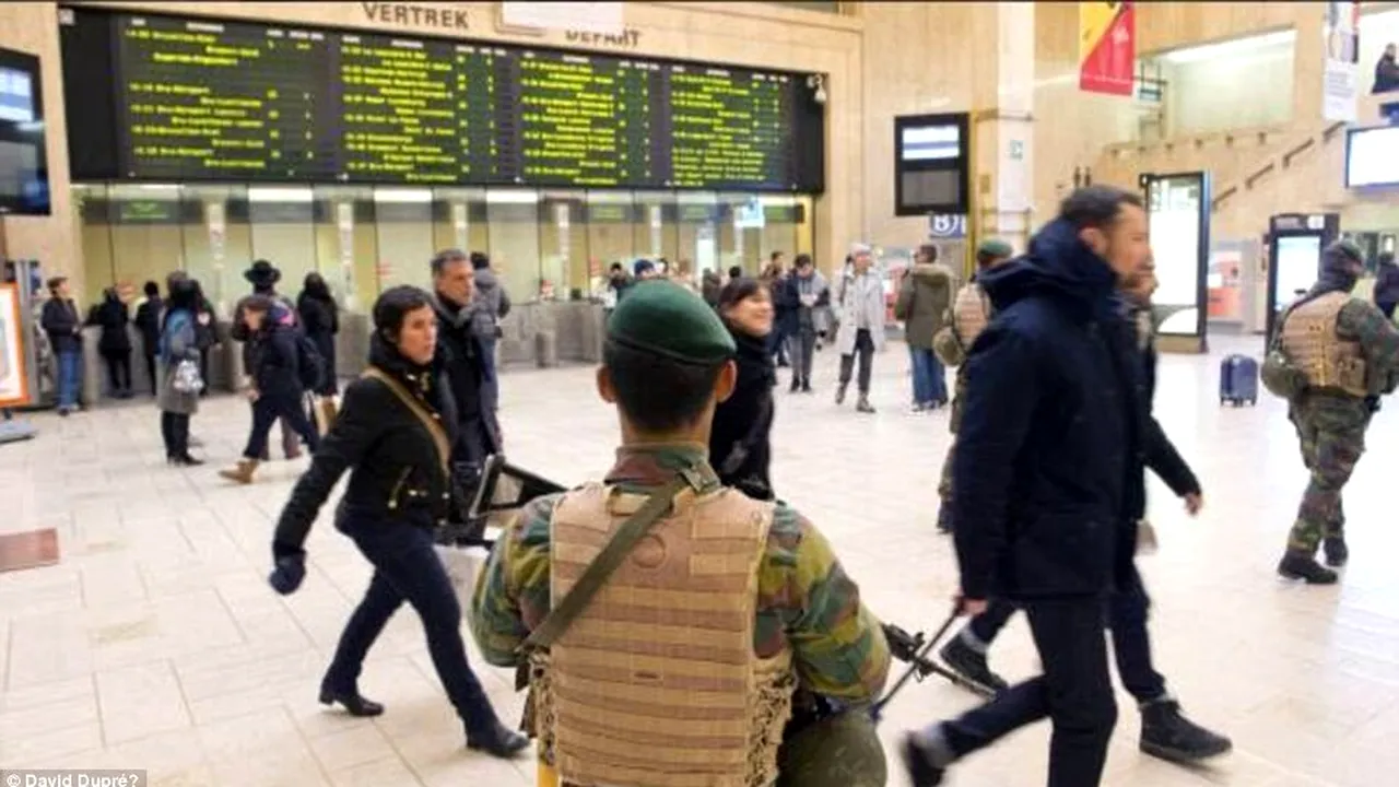 ATACUL TERORIST din gara din Bruxelles: Poliţiştii au reţinut patru persoane, posibili complici