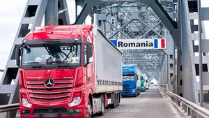 Transportatorii de cereale bulgari protestează în apropierea vămilor Negru Vodă şi Vama Veche