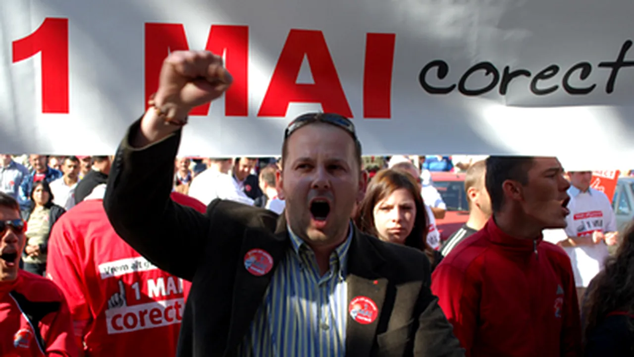 Romanian Social Democrat Members, Party Supporters Protest Against Govt On Workers’ Day