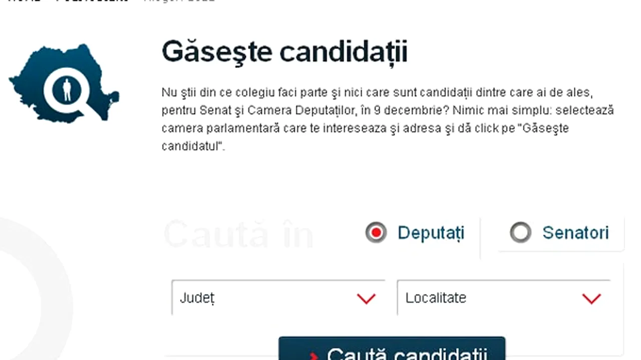 Ultima săptămână în care poţi afla, pe www.politicieni.mediafax.ro, unde şi cu cine poţi vota