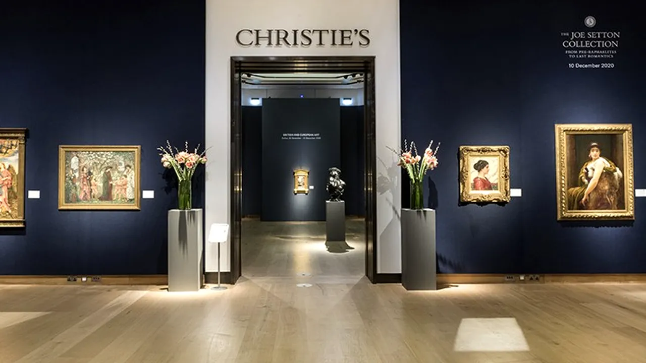 Casa de licitaţii Christie’s a avut vânzări record de de 7,94 miliarde de euro în 2022