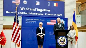 Viorica Dăncilă a participat, joi, la un eveniment organizat de ambasada SUA la Bucureşti