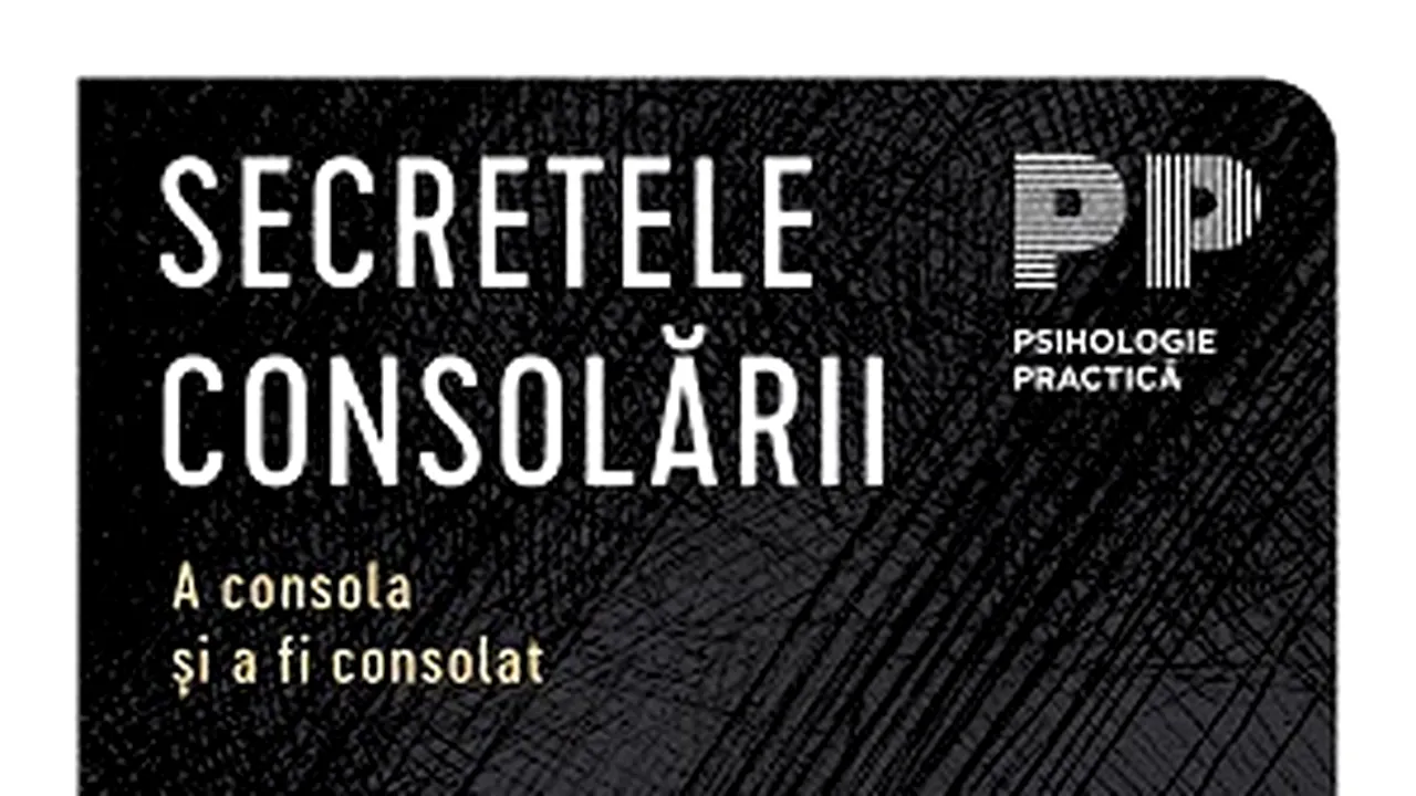 Să consolezi nu înseamnă să ştergi lacrimile cuiva, ci să le laşi să curgă