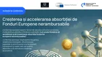 Conferința Parlamentul European din Bruxelles 20 mai  „Creșterea și accelerarea absorbției de fonduri europene nerambursabile”