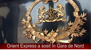 Zeci de persoane au venit să admire celebrul Orient Express, în Gara de Nord