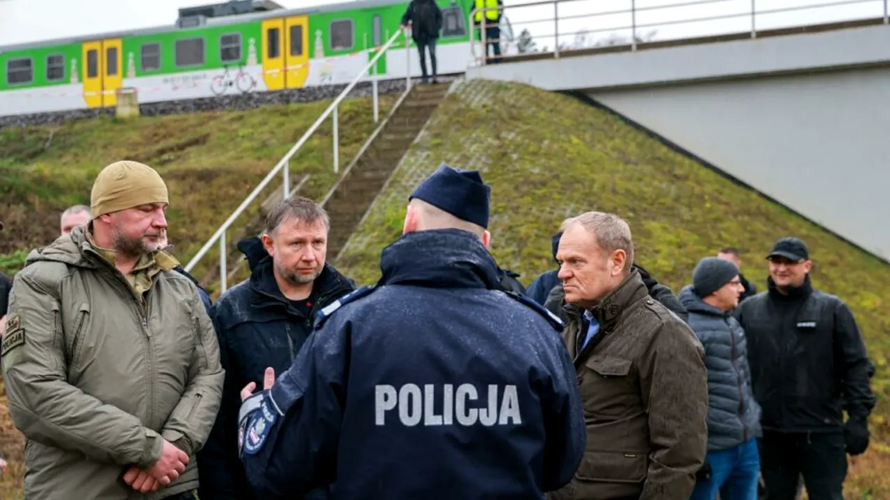 Polonia ridică nivelul de alertă la „Charlie” pe anumite linii feroviare, după tentative de sabotaj între Varșovia și Lublin