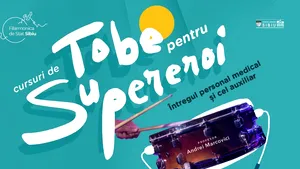 Voluntarii Crucii Roşii din Sibiu învaţă să cânte la tobe, în scop terapeutic