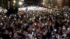 Protest antiguvernamental în Tirana. Participanţii s-au bătut cu poliţiştii
