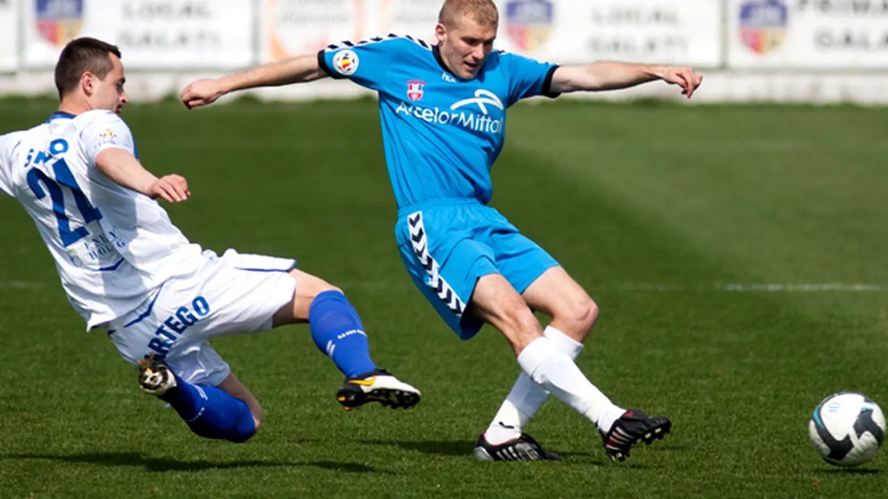 Oţelul Galaţi - Pandurii Târgu Jiu, scor 1-1, în Liga I