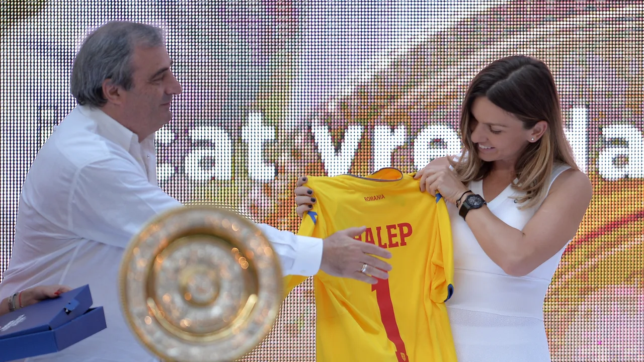 Echipa Naţională de Fotbal a României: Simona Halep, ai fost şi vei rămâne o sursă de inspiraţie