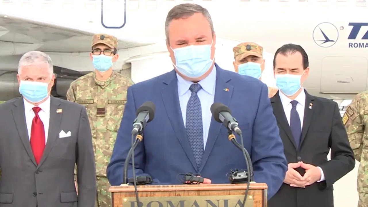 Cadrele medicale militare care vor oferi ajutor SUA în lupta cu coronavirusul au plecat în misiune