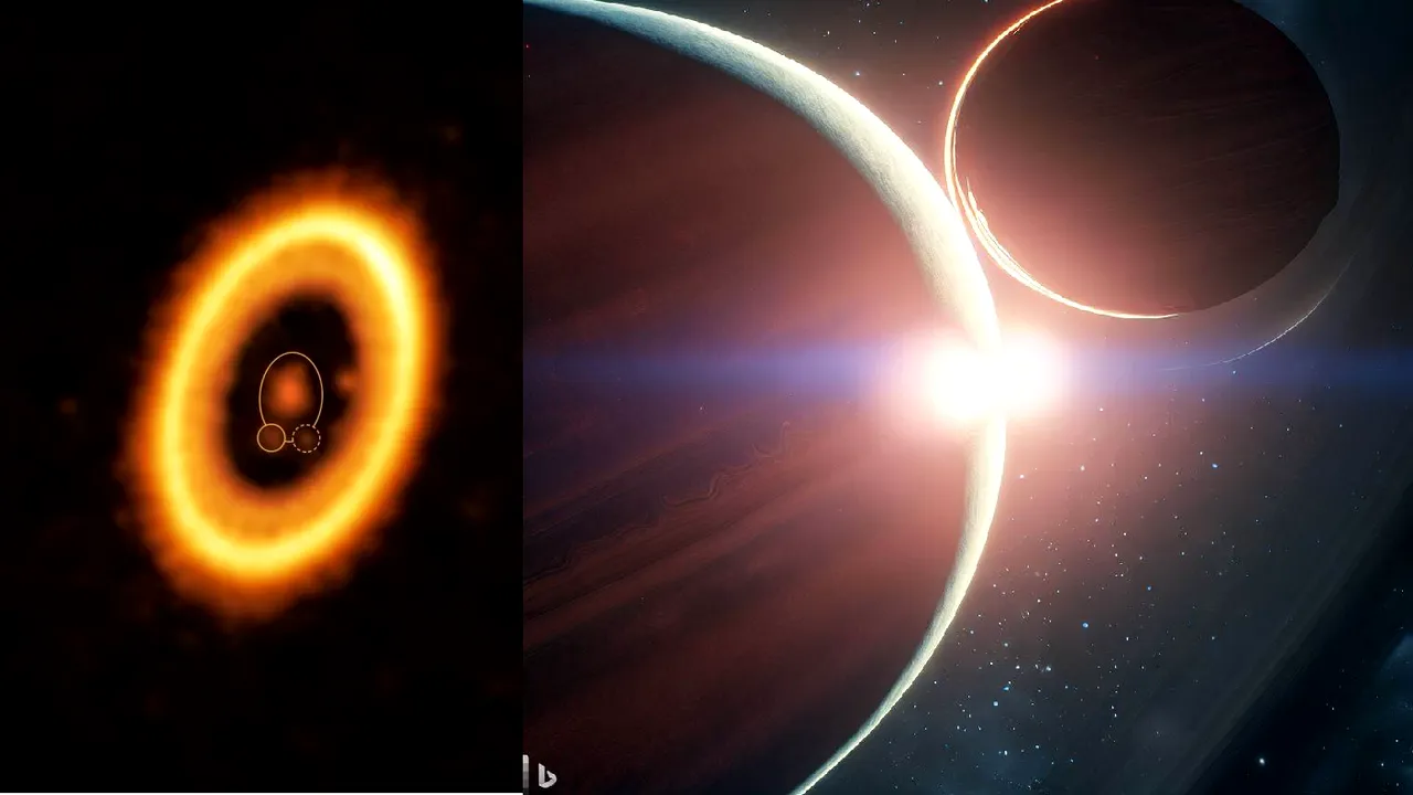 Au fost descoperite planete în formare care împart aceeaşi orbită în jurul unei stele 