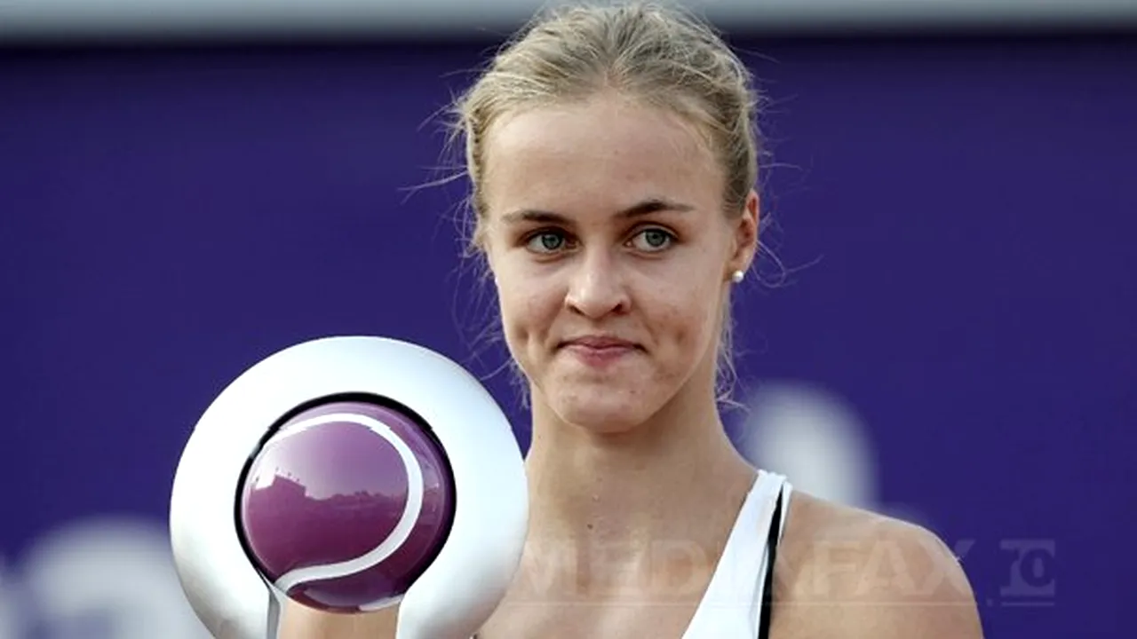 Anna Karolina Schmiedlova a câştigat BRD Bucharest Open: Încă nu pot să cred că am câştigat