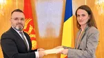 Oana Țoiu l-a primit pe noul ambasador al Muntenegrului la București