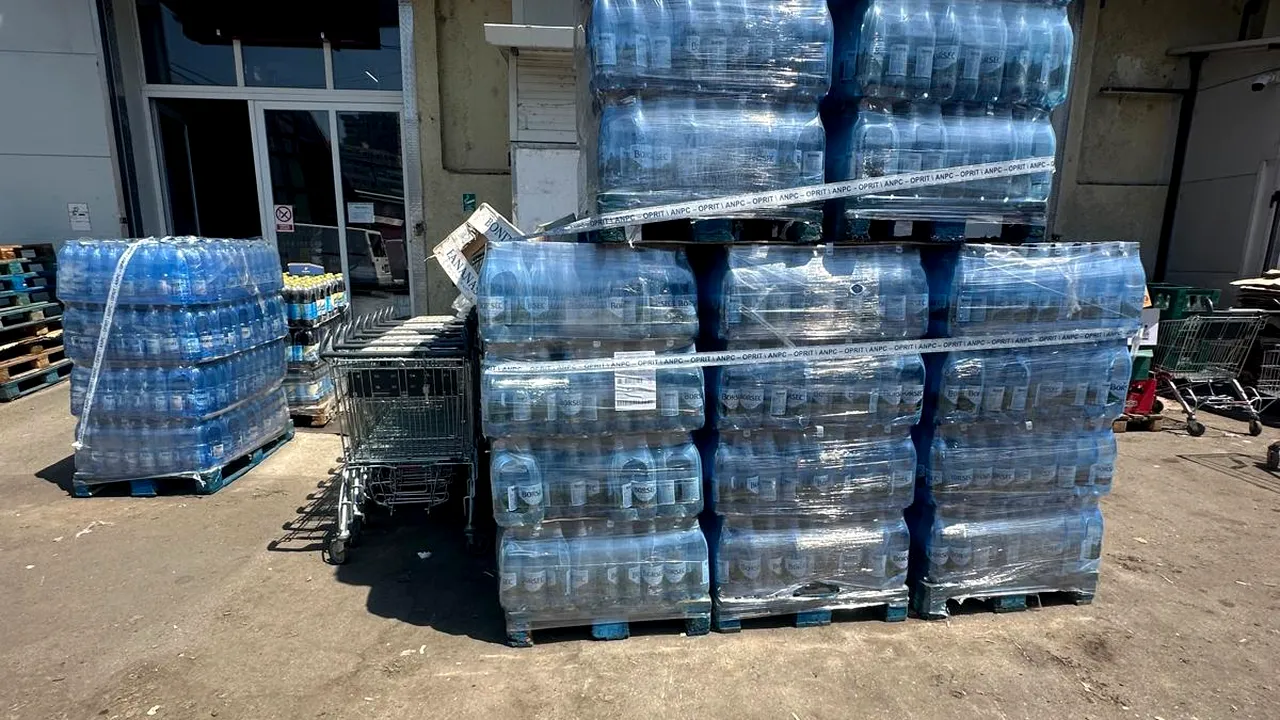 ANPC a dat sute de amenzi producătorilor, distribuitorilor şi comercianţilor de apă