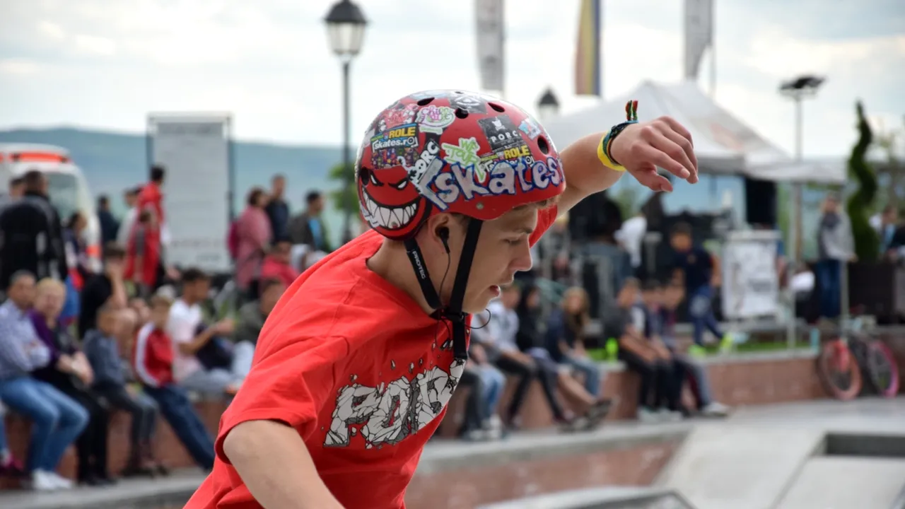 Concurs de sporturi extreme cu peste 100 de participanţi, la Alba Iulia - GALERIE FOTO