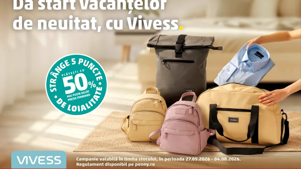 Noua campanie de loializare PENNY - dă start vacanțelor de neuitat, cu Vivess