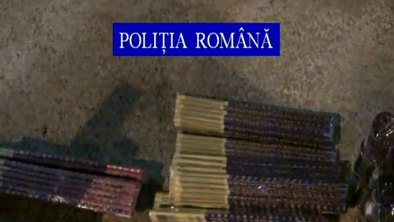 Peste 800.000 de obiecte pirotehnice interzise, confiscate de poliţiştii bucureşteni în decembrie - VIDEO