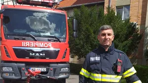 Pompier, erou în timpul liber. Andrei Popa a evitat o explozie şi un incendiu FOTO