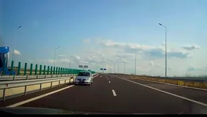 Polițiștii l-au găsit pe șoferul care a mers pe contrasens pe Autostrada A7. Cine este și ce sancțiune a primit