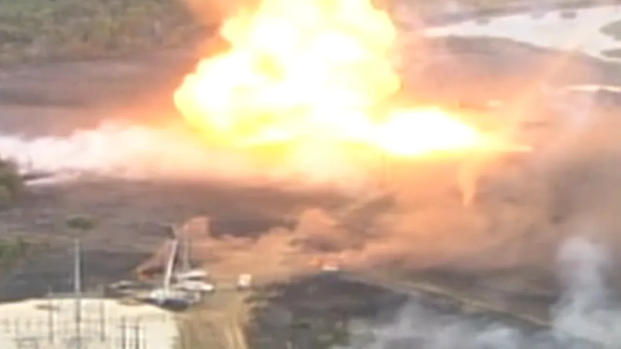 Un mort şi opt răniţi în explozia unui gazoduct în Texas - VIDEO