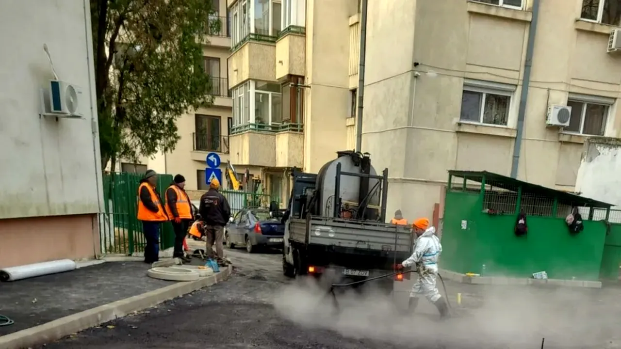Infrastructură 5: Intervenție de modernizare la Grădinița nr. 268: curtea și trotuarele au fost reamenajate pentru siguranța copiilor (P)