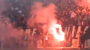FCSB, anchetată de UEFA după incidentele de la meciul cu Hajduk Split 