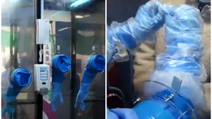 VIDEO | Ţara care a introdus cabine individuale de screening pentru depistarea COVID-19