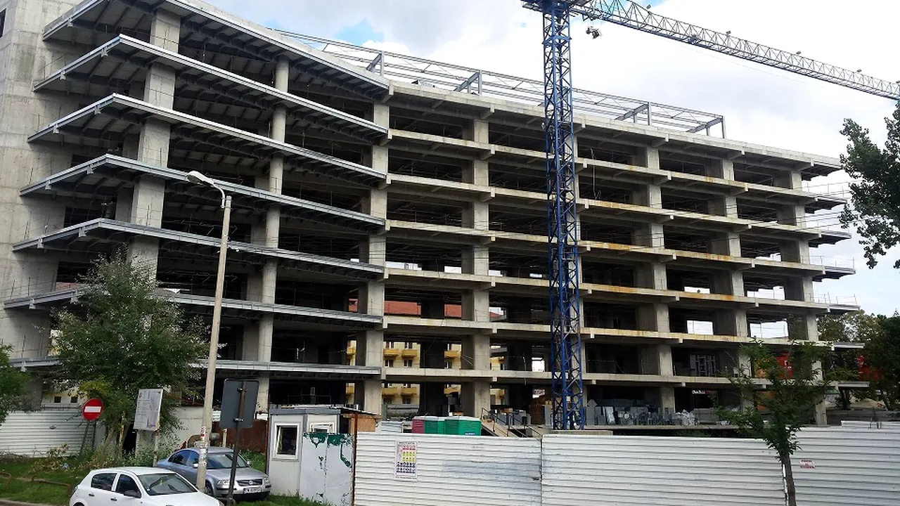 FOTO | Cum ar fi trebuit să arate cel mai modern cămin pentru studenţi din Timişoara, nefinalizat nici după 4 ani de la începerea lucrărilor