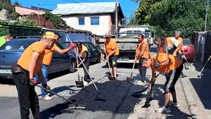 Intervenție pe strada Cupidon în Sectorul 5 (P)