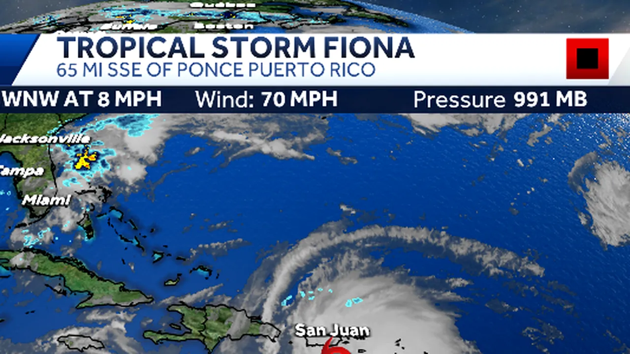 Joe Biden a declarat stare de urgenţă în Puerto Rico din cauza furtunii tropicale Fiona