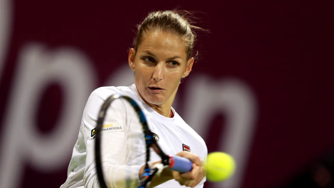 Karolina Pliskova a câştigat turneul de la Doha şi s-a distanţat de Simona Halep în clasamentul WTA