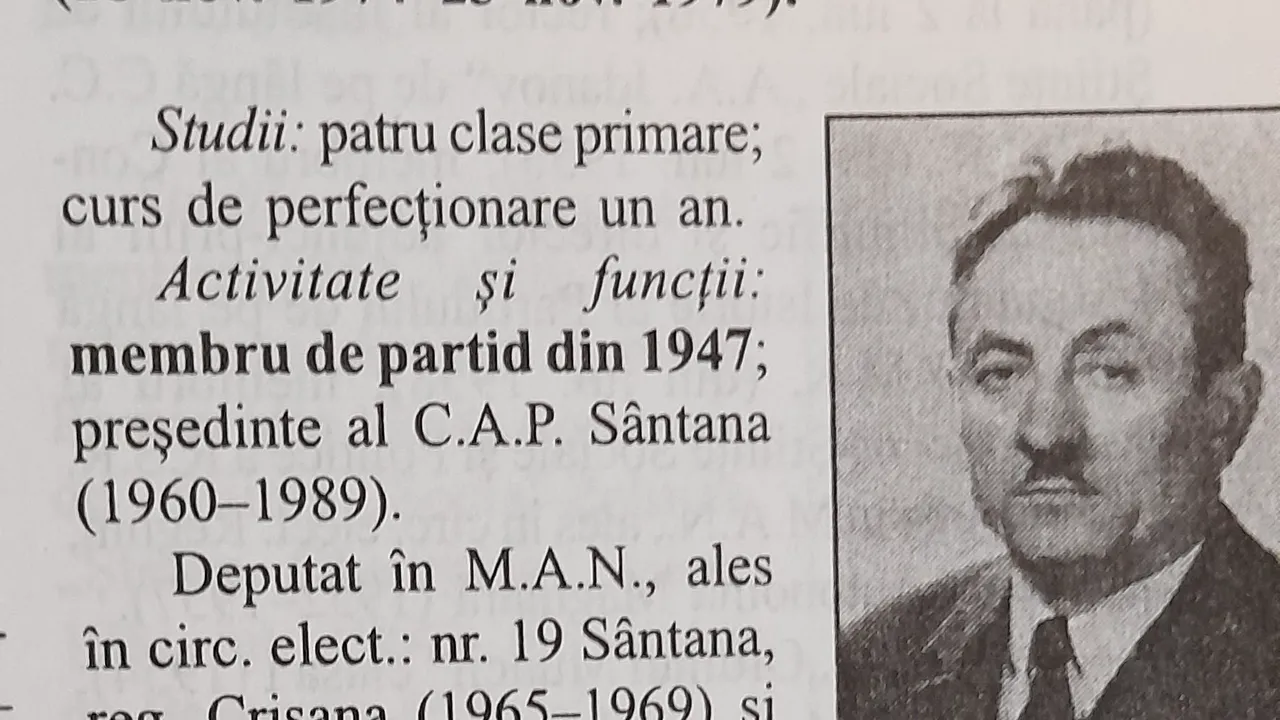 PREZENTUL FĂRĂ PERDEA Marius Oprea / Un fost deputat MAN şi membru al CC al PCR are, din acest an, o efigie într-o primărie liberală. Cum e justificat acest omagiu