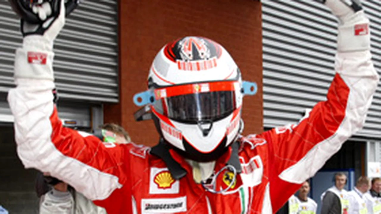 Kimi Raikkonen a câştigat Marele Premiu al Belgiei