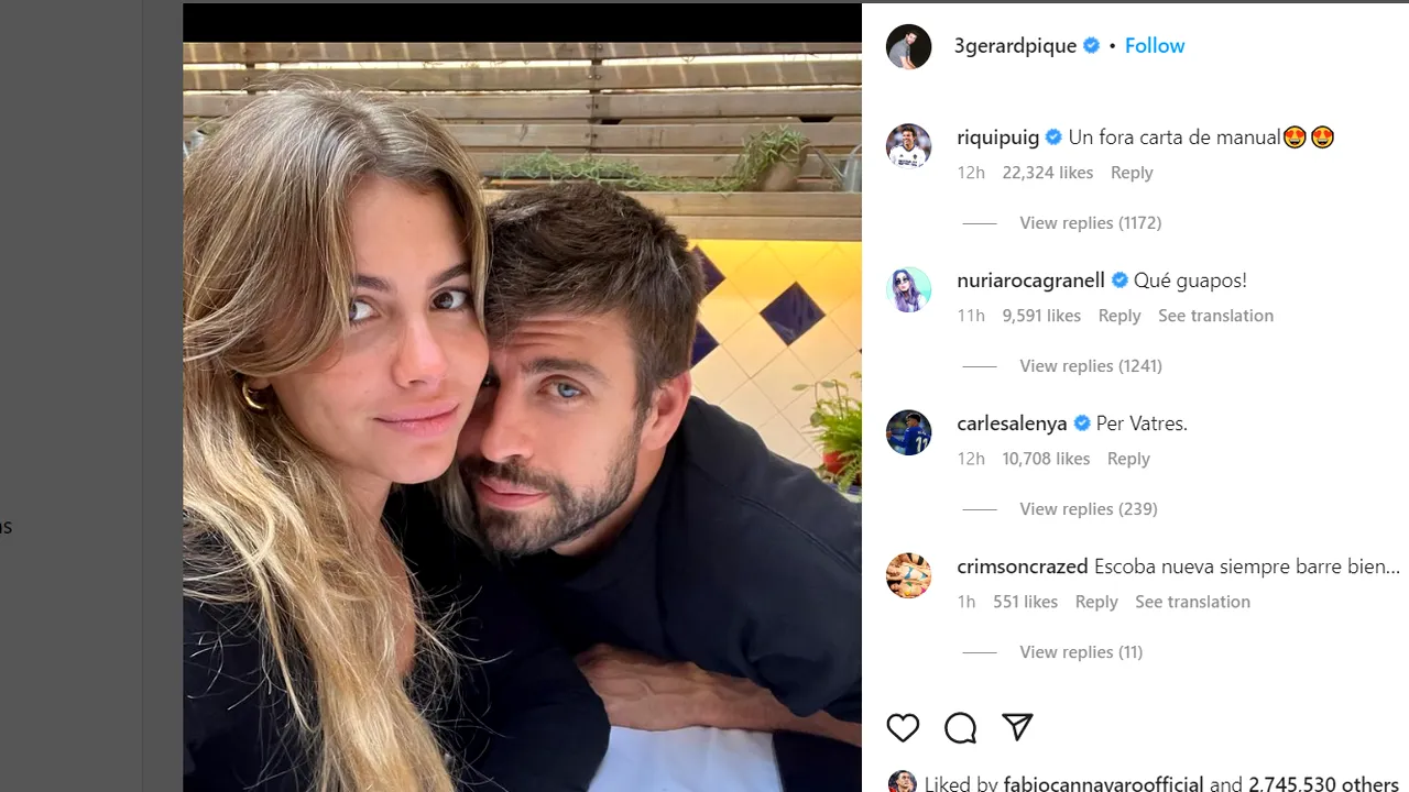Prima aroganţă făcută Shakirei: Piqué a pozat alături de noua lui iubită