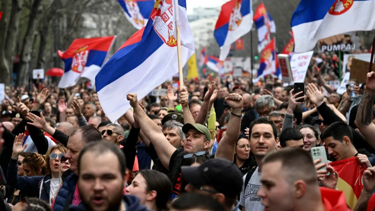 Proteste de amploare în Serbia. Recomandările făcute de MAE pentru cetățenii români