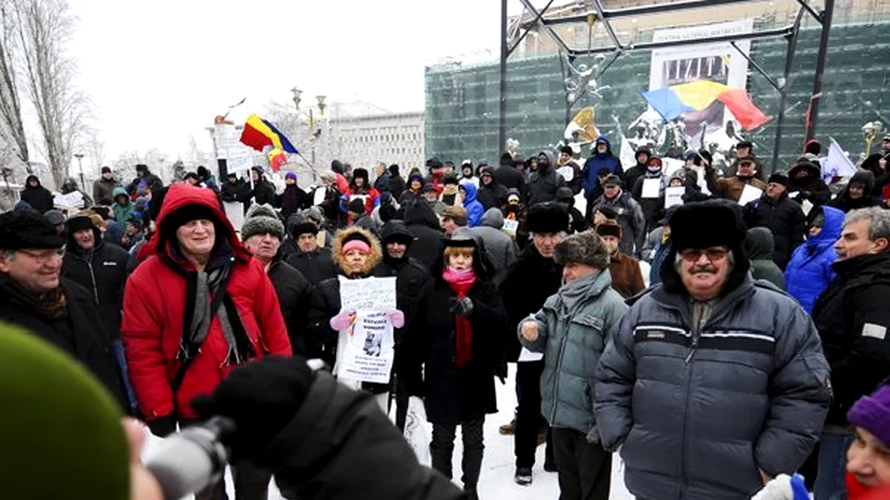Piaţa Universităţii, dupa demisia lui Boc: 