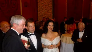 Teatrul Balşoi s-a redeschis. Angela Gheorghiu, invitată de onoare a lui Dmitri Medvedev - FOTO