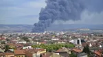 Incendiul de la fabrica de celuloză din Drobeta-Turnu Severin, încă nestins. Pompierii intervin pe trei sectoare
