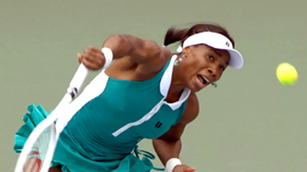 Venus Williams nu va participa la Mastersul de la Madrid