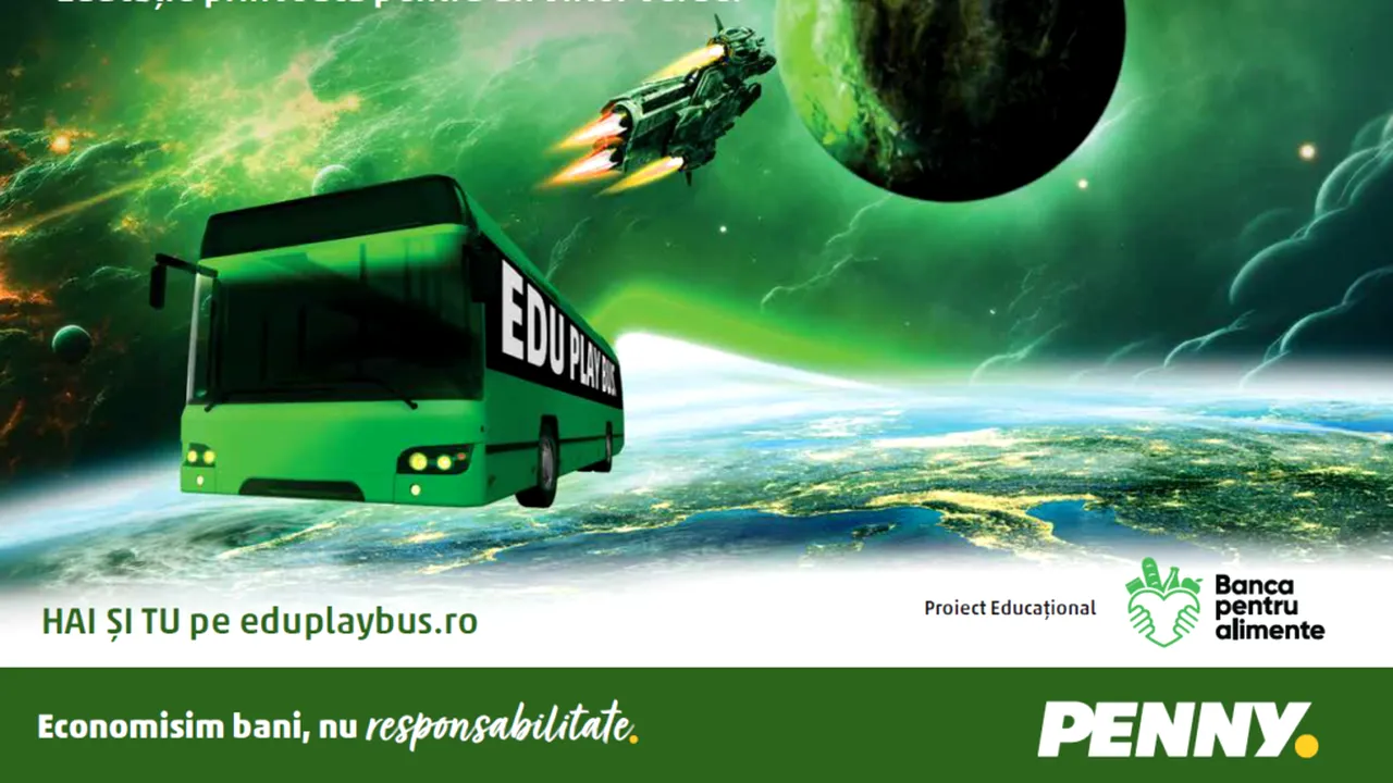 Edu Play Bus: proiectul educațional coordonat de Banca pentru Alimente Oradea și susținut de PENNY a ajuns la peste 16.000 de elevi