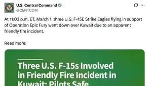 Pentagonul recunoaște că trei avioane de luptă ale SUA au fost doborâte din greșeală de Kuweit