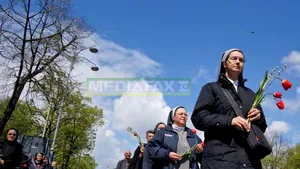 Aproximativ 2.000 de credincioşi catolici au participat la procesiunea de Florii din Capitală 