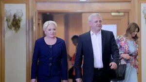 Schimbare de decor la sediul PSD Constanţa. Tabloul lui Liviu Dragnea, înlocuit cu cel al Vioricăi Dăncilă | FOTO
