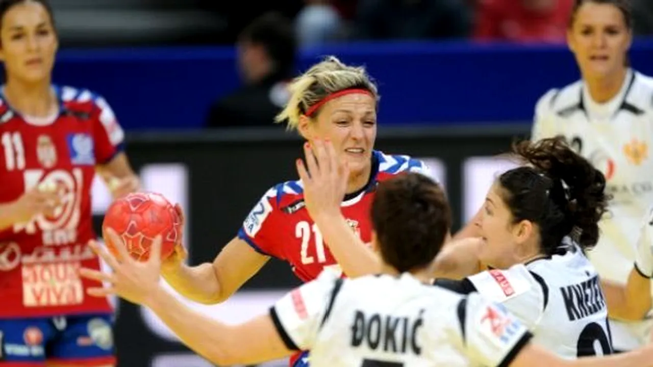 Muntenegru a învins Serbia în semifinalele CE de handbal şi va întâlni Norvegia în finală. Finala olimpică de la Londra, reeditată