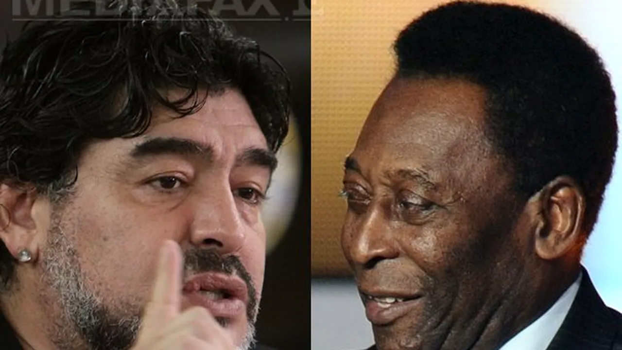 Maradona către Pele: Să se întoarcă la muzeu şi să ia medicamentul bun