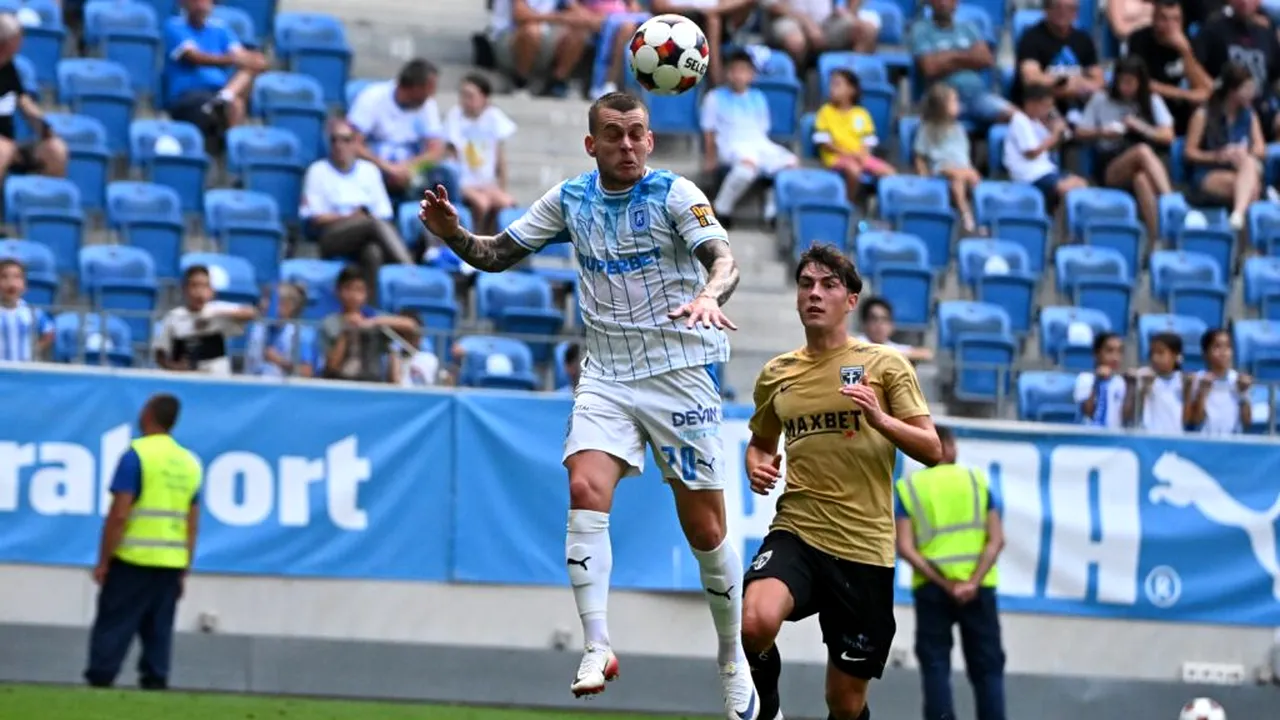 Universitatea Craiova și Farul, cu câte trei jucători în echipa ideală a etapei a 9-a din Superliga. Antrenorul rundei este de la Petrolul